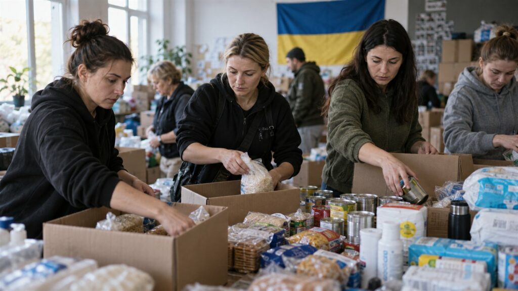 Femmes ukrainiennes : parcours et engagements — détail photographique